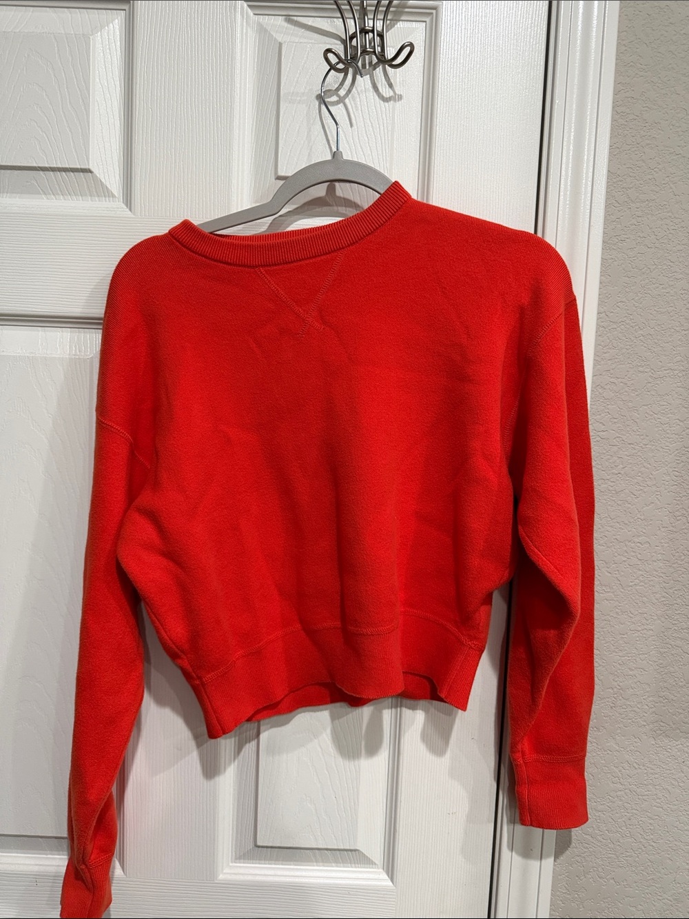 Uniqlo Bright Red Crewneck Sweatshirt